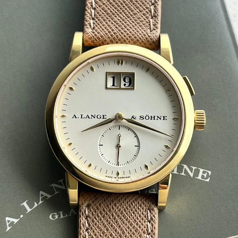 A. Lange & Sohne Saxonia, Yellow Gold