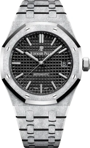 Audemars Piguet Royal Oak 37mm Frosted Gold Black Dial | 15454BC.GG.1259BC.03