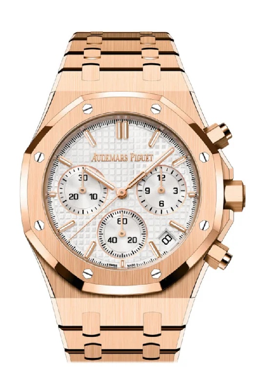 Audemars Piguet Royal Oak 41 50th Anniversary Rose Gold Silver Dial 26240OR.OO.1320OR.03 DCM