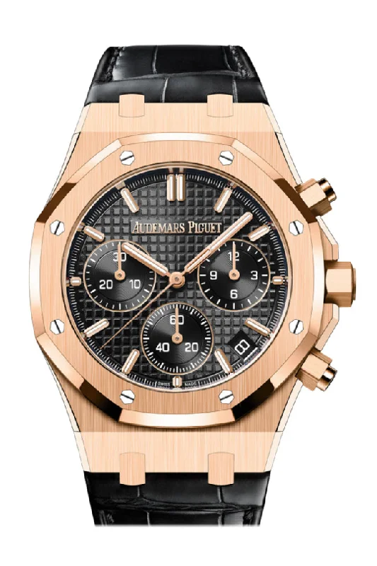 Audemars Piguet Royal Oak 41mm Chronograph Black Dial Rose Gold 26240OR.OO.D002CR.01 DCM