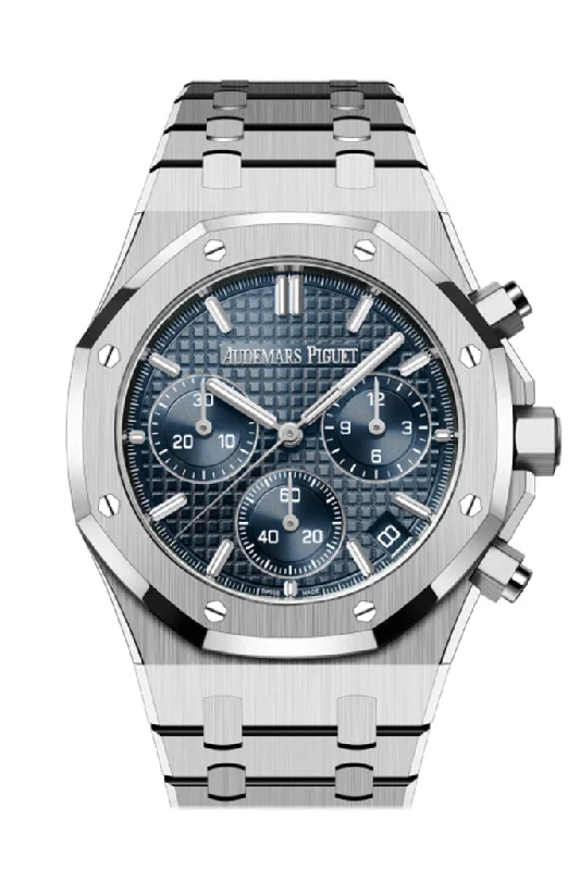 Audemars Piguet Royal Oak 41mm Bleu nuit nuage 50 Dial Stainless steel Watch 26240ST.OO.1320ST.05