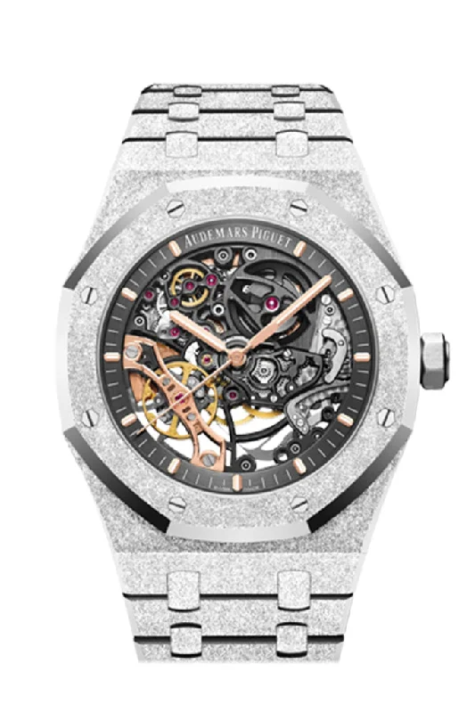 Audemars Piguet Royal Oak 41mm Double Balance Wheel Frosted Gold Watch 15407BC.GG.1224BC.01 DCM