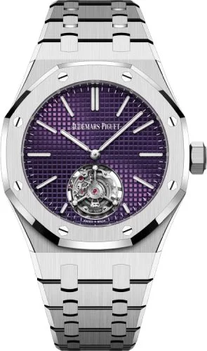 Audemars Piguet Royal Oak Flying Tourbillion Extra-Thin 37mm Stainless Steel Plum Dial | 26660ST.OO.1356ST.02