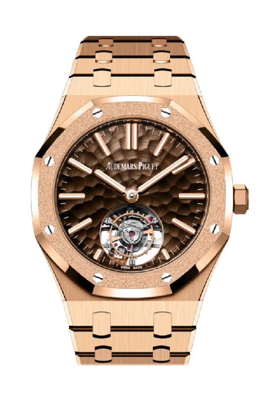 Audemars Piguet Royal Oak 41 Flying Tourbillion Rose Gold Watch 26730OR.GG.1320OR.01