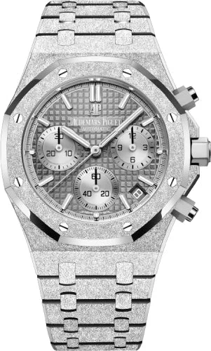 Audemars Piguet Royal Oak Frosted Gold Selfwinding 41mm Chronograph White Gold Grey | 26239BC.GG.1224BC.01