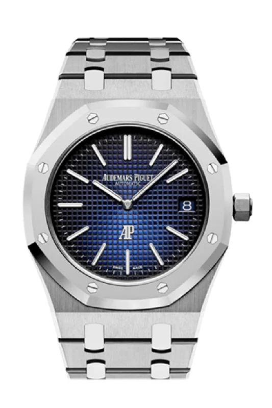 Audemars Piguet Royal Oak Jumbo 39 Extra-Thin Titanium Blue Index Titanium 15202IP.OO.1240IP.01