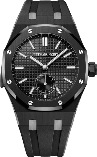 Audemars Piguet Royal Oak Minute Repeater Supersonnerie Black Ceramic 42mm Baguette Diamond Dial | 26591CE.OO.D002CA.02