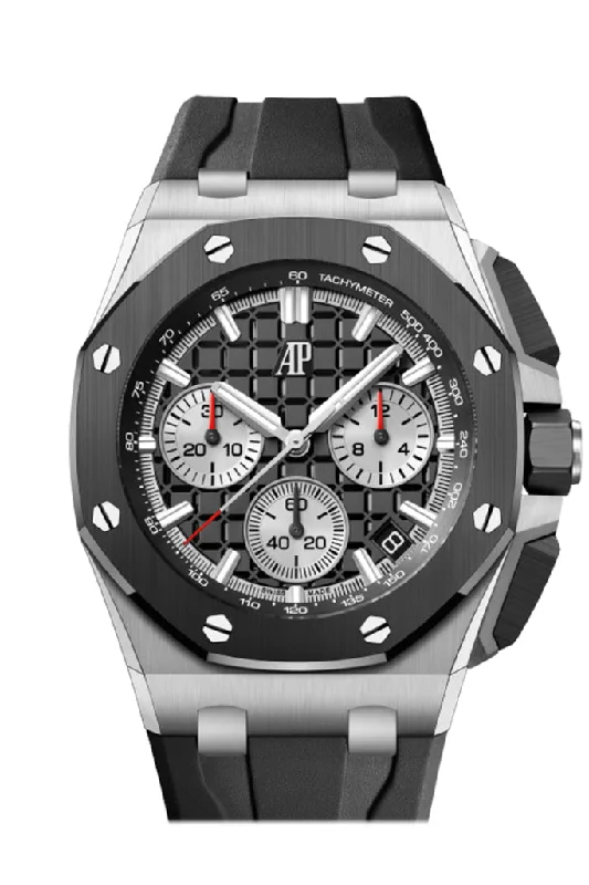 Audemars Piguet Royal Oak Offshore 43 Black dial Black rubber strap Watch 26420SO.OO.A002CA.01