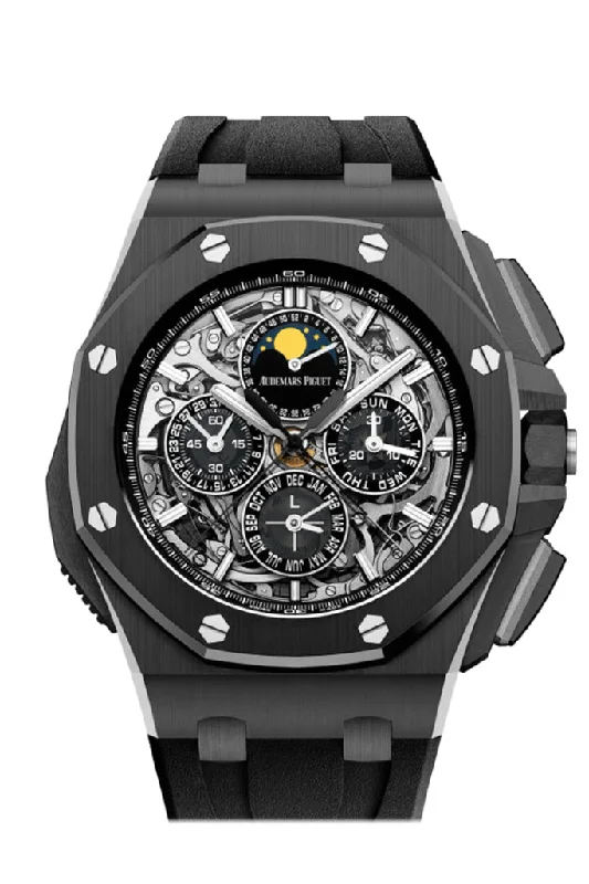 Audemars Piguet Royal Oak Offshore 44 Sapphire dial Black rubber strap Watch 26582CE.OO.A002CA.01