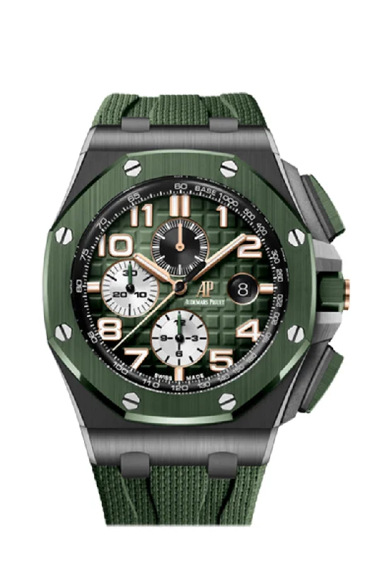 Audemars Piguet Royal Oak Offshore 44mm Green Ceramic Novelty 26405CE.OO.A056CA.01