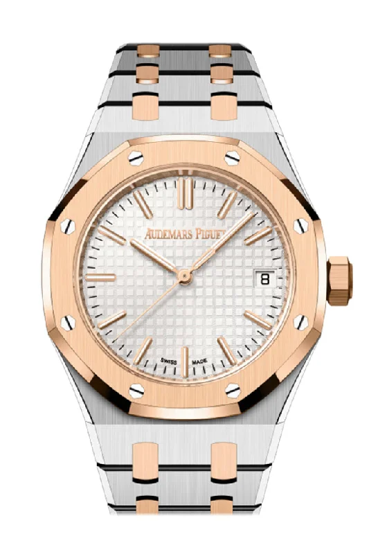 Audemars Piguet Royal Oak 37 Rose Gold Stainless steel Watch 15550SR.OO.1356SR.02