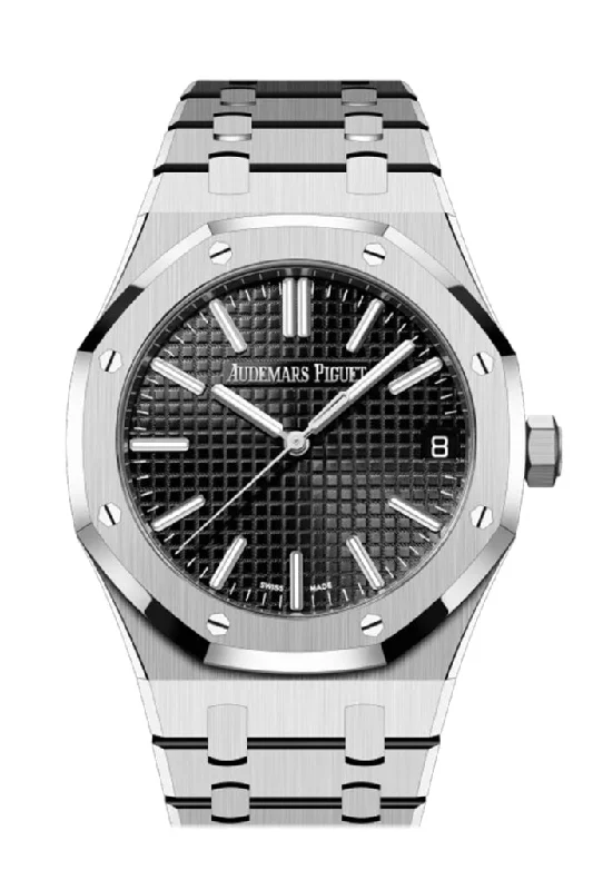 Audemars Piguet Royal Oak 41mm Black Dial Stainless steel Watch 15510ST.OO.1320ST.07