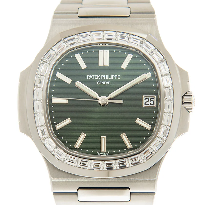 Patek Philippe Nautilus 5711/1300A-001 Olive Green with Diamonds