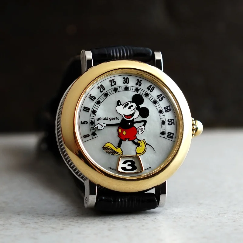 Gerald Genta Retro Fantasy Mickey Mouse, Steel and Gold