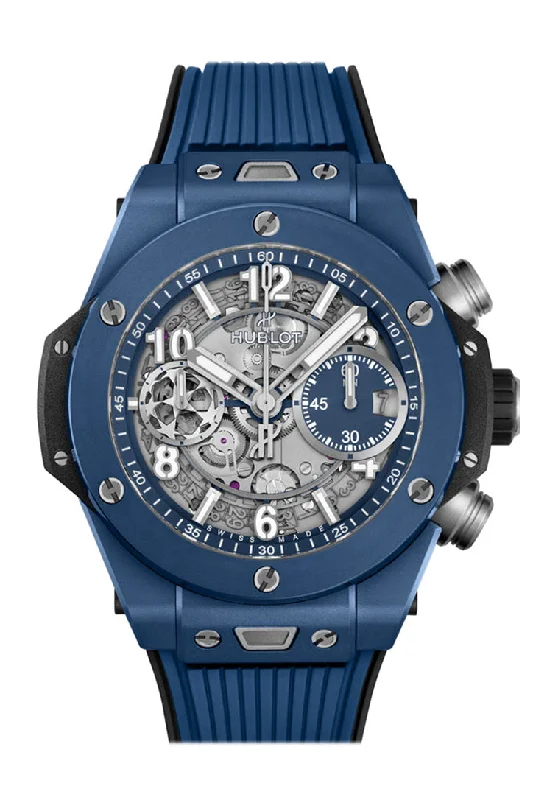 Hublot Big Bang Unico Skeletonized Dial Blue Ceramic 441.EX.5129.RX.UCL22