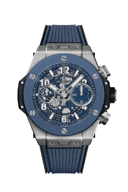 Hublot Big Bang Unico Titanium Blue Ceramic 42mm 441.NL.5171.RX. JD