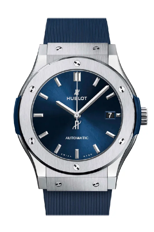 Hublot Classic Fusion Titanium Blue 45 Watch 511.NX.7170.RX