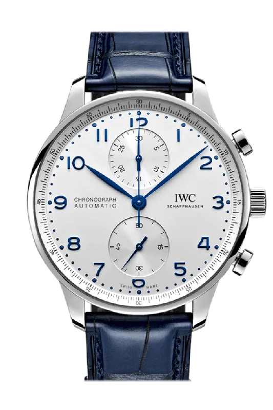 IWC Portuguese Silver Dial Stainless steel Watch IW371605