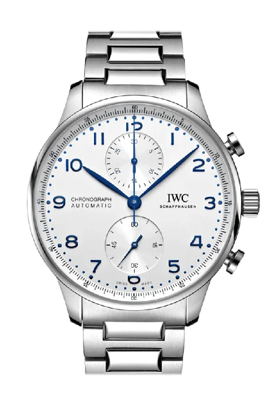 IWC Portuguese Silver Dial Stainless steel Watch IW371617