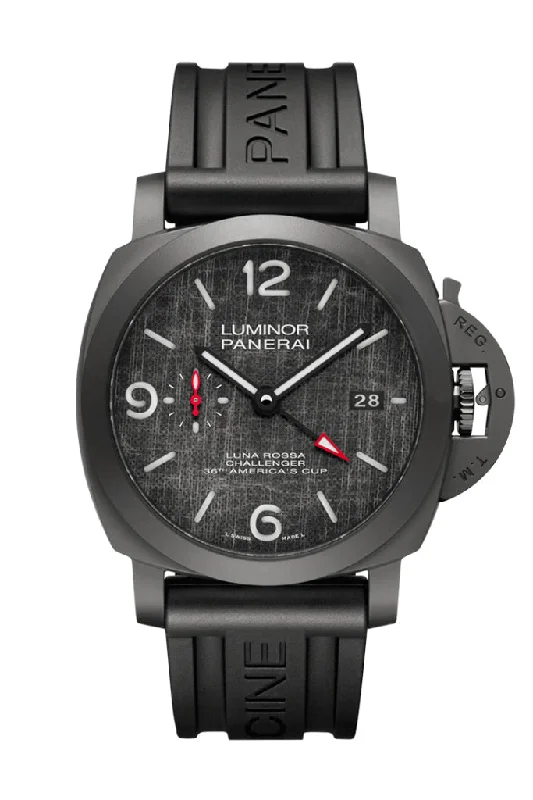 Panerai Luminor Luna Rossa GMT Automatic Grey Dial Men's Watch PAM01036