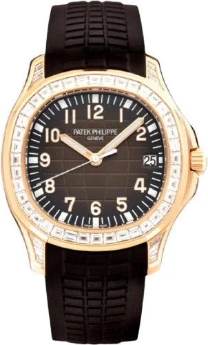 Patek Philippe Aquanaut Rose Gold Brown Dial Diamond Bezel | 5167/300R-010