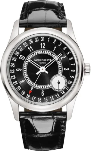 Patek Philippe Calatrava White Gold 39mm Black Dial | 6006G-001