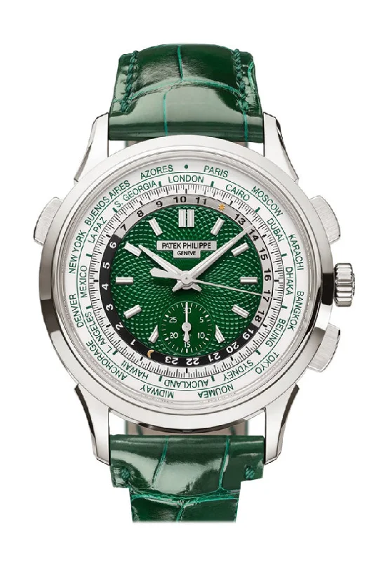 Patek Philippe Complications World Time Flyback Chronograph Platinum 5930P