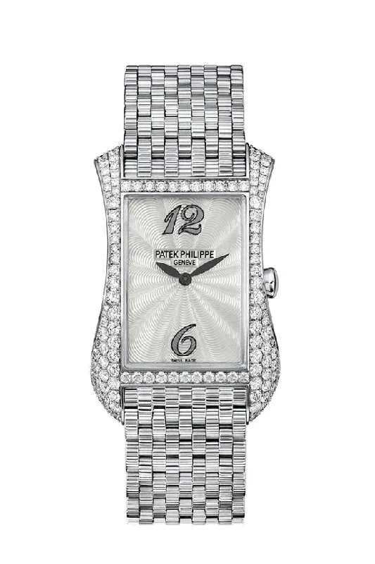 Patek Philippe Gondolo Serata Diamond Set White Gold Ladies Watch 4972/1G-001