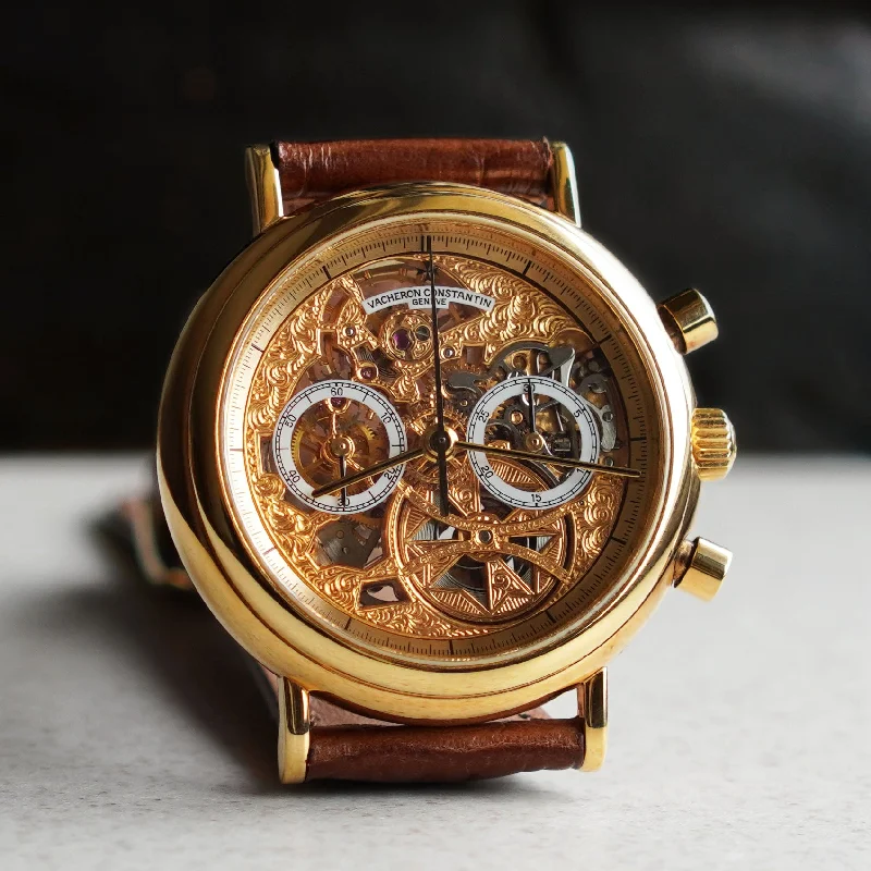 Vacheron Constantin Skeletonised Chronograph, Yellow Gold