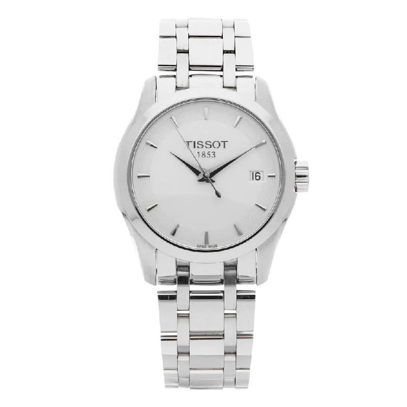 Reloj Tissot unisex en acero inoxidable.