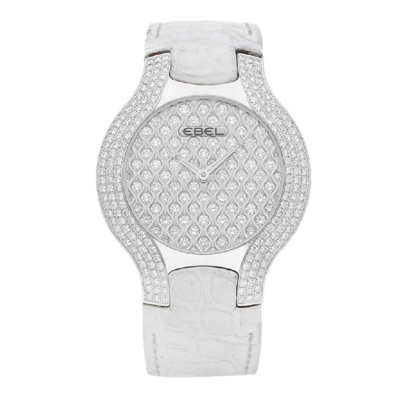 Reloj Ebel para dama/unisex modelo Beluga caja de oro blanco 18 kilates.