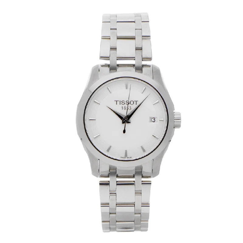 Reloj Tissot unisex en acero inoxidable.