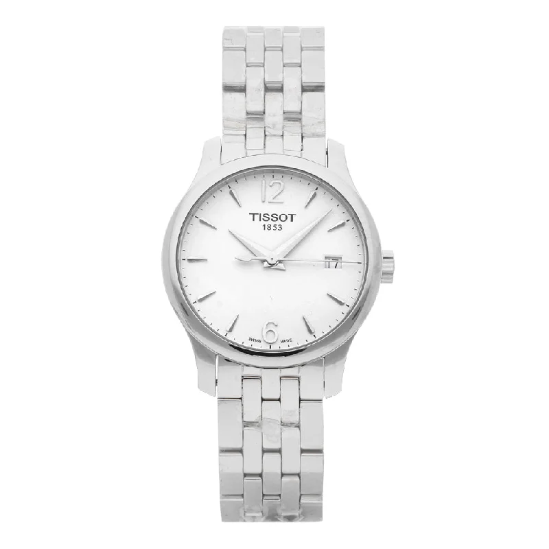 Reloj Tissot para dama en acero inoxidable.