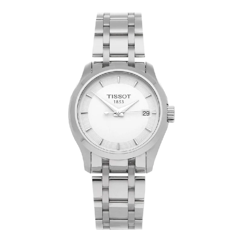 Reloj Tissot para dama en acero inoxidable.