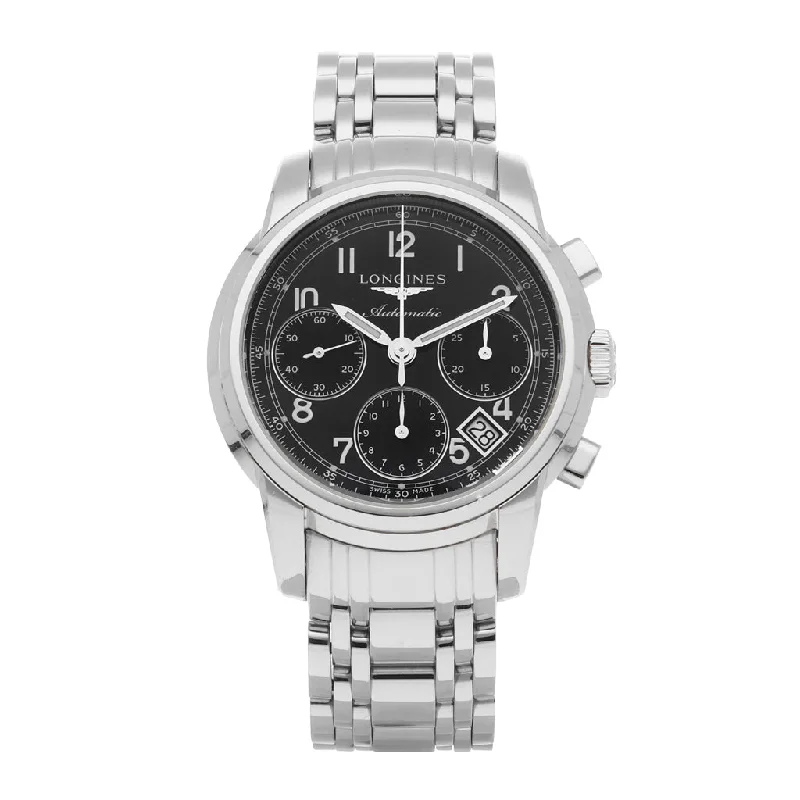 Reloj Longines para caballero en acero inoxidable.