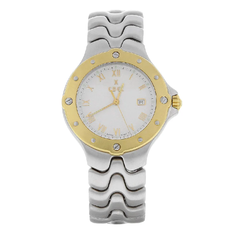 Reloj Ebel para dama/unisex modelo SportWave bisel en oro amarillo 18 kilates.