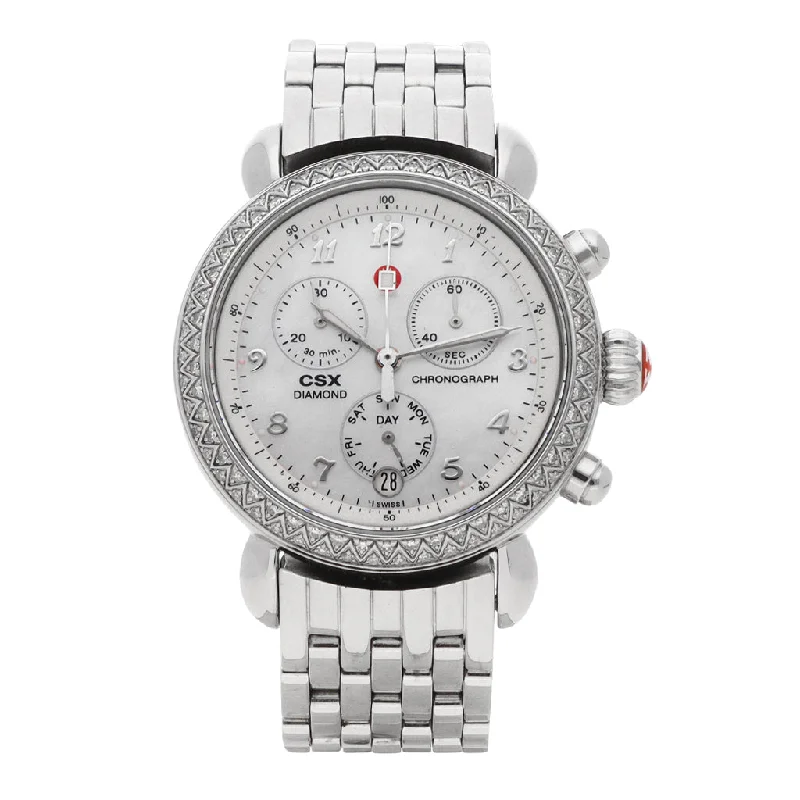 Reloj Michele para dama modelo CSX Diamond.