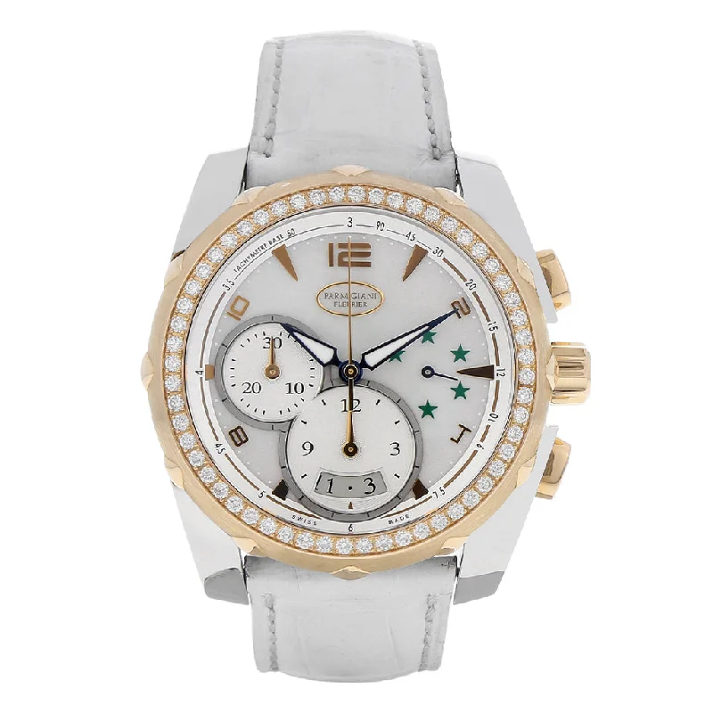 Reloj Parmigiani Fleurier para caballero/unisex modelo Pershing bisel oro rosa 18 kilates.