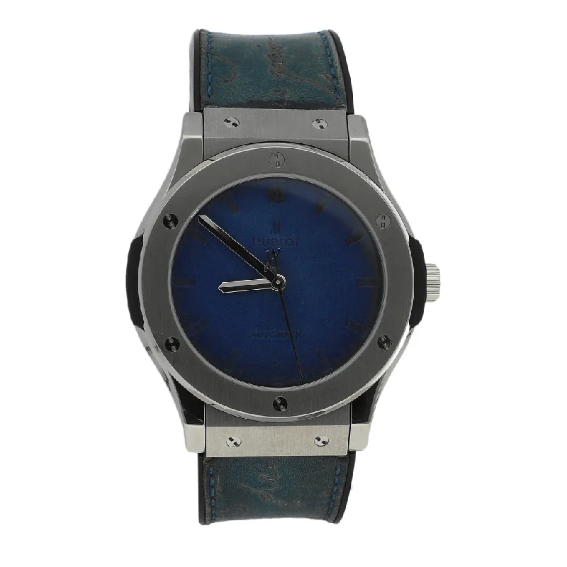 Reloj Hublot para caballero modelo Classic Fusion Berluti Blue.