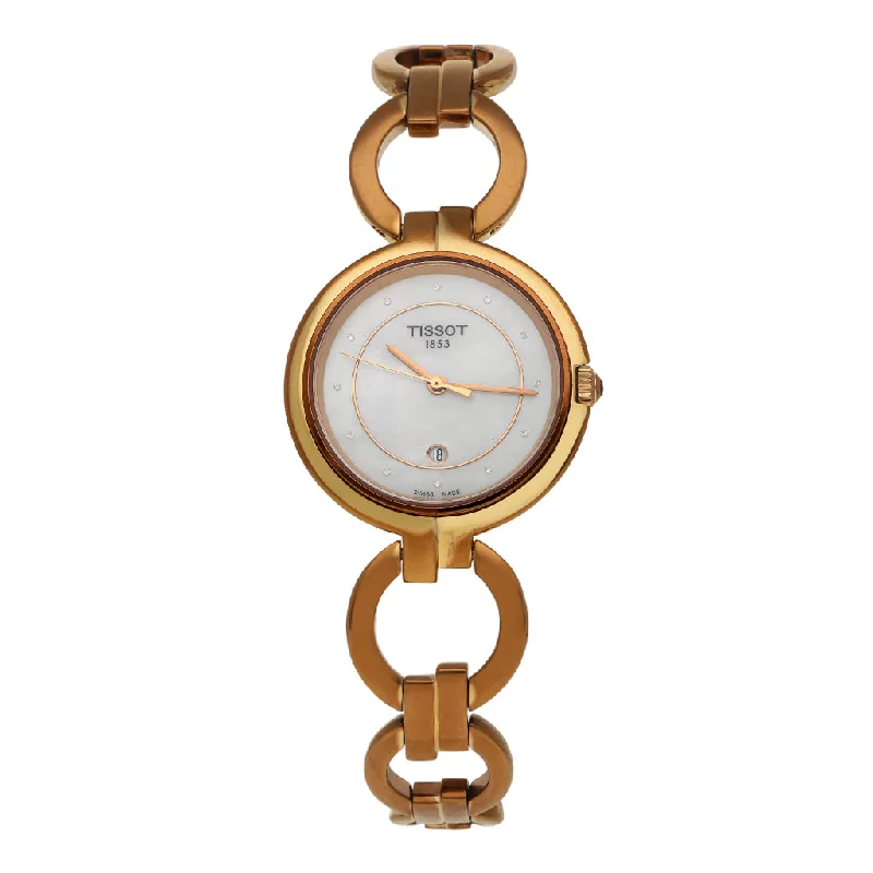 Reloj Tissot para dama modelo Flamingo.