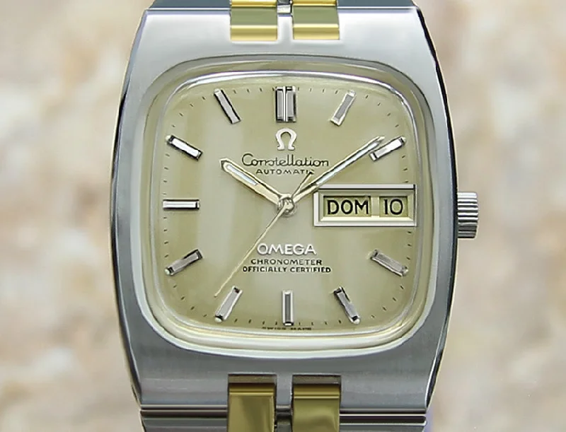 Omega Constellation Men's Watch -Golden Dial