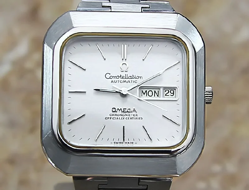 Omega Constellation Swiss 1970s Auto Men's Vintage Watch