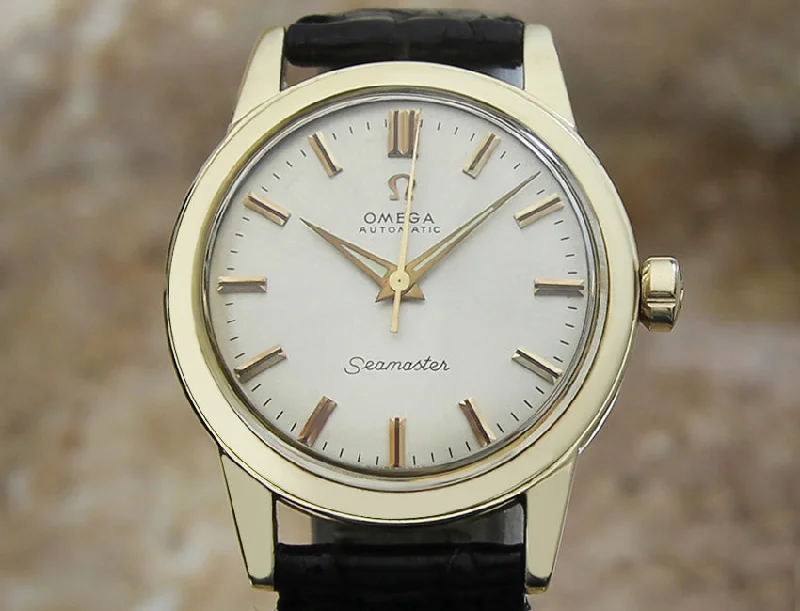 Omega Seamaster 14k Gold Vintage Watch