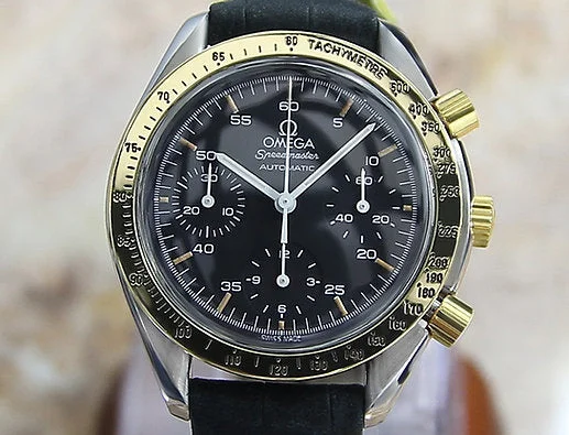 Omega Speedmaster 18k Gold Men's Chronograph Watch