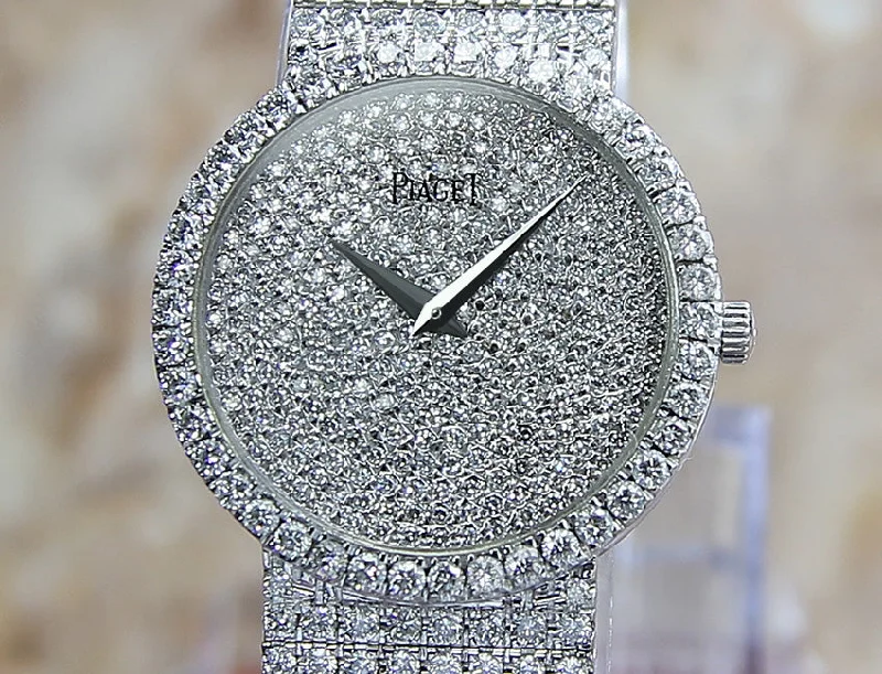 Piaget Tradition 18k Solid Gold Diamond Luxury Watch