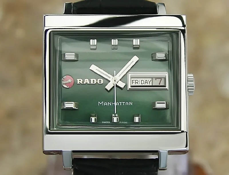 Rado Manhattan Rare Men's Watch - Green Dial