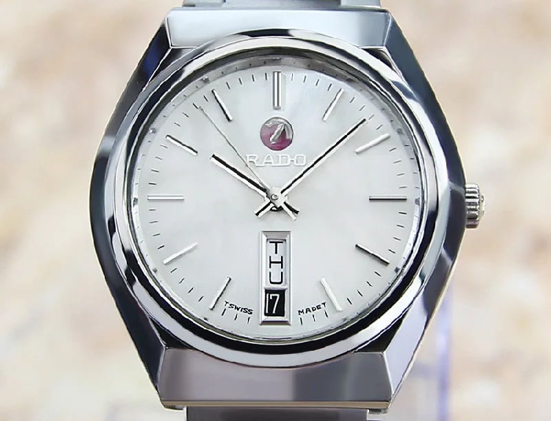 Rado Swiss Made SS 1970 Automatic Mens Rare Watch