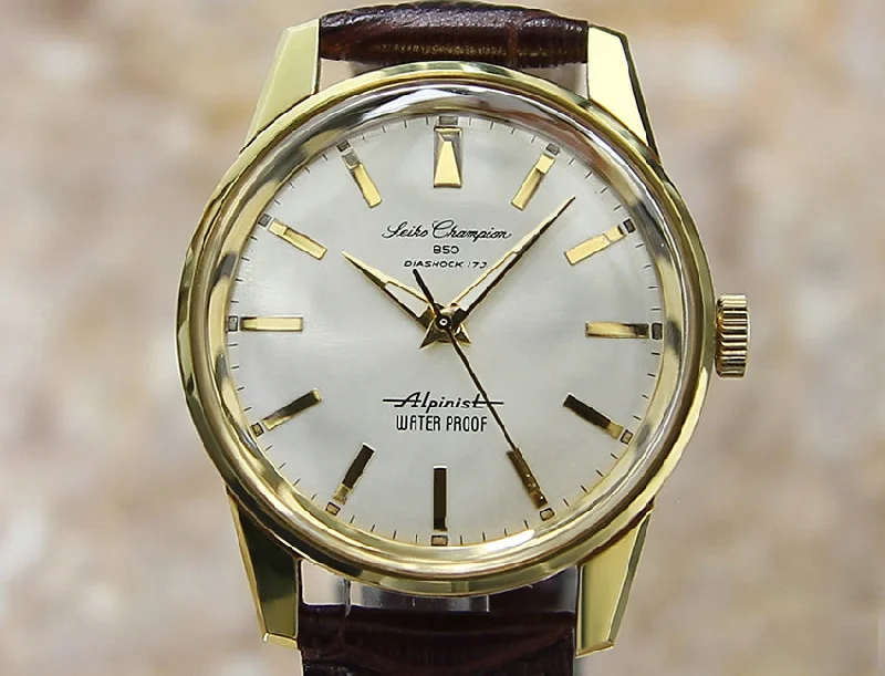 Seiko Champion Alpinist Mint 1960 Gold Plate Manual 35mm Men's Watch